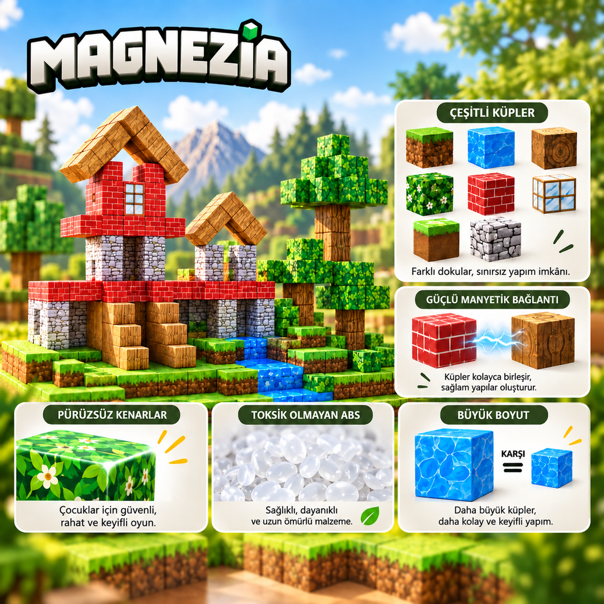 Magnezia Kids Yapı Küpleri